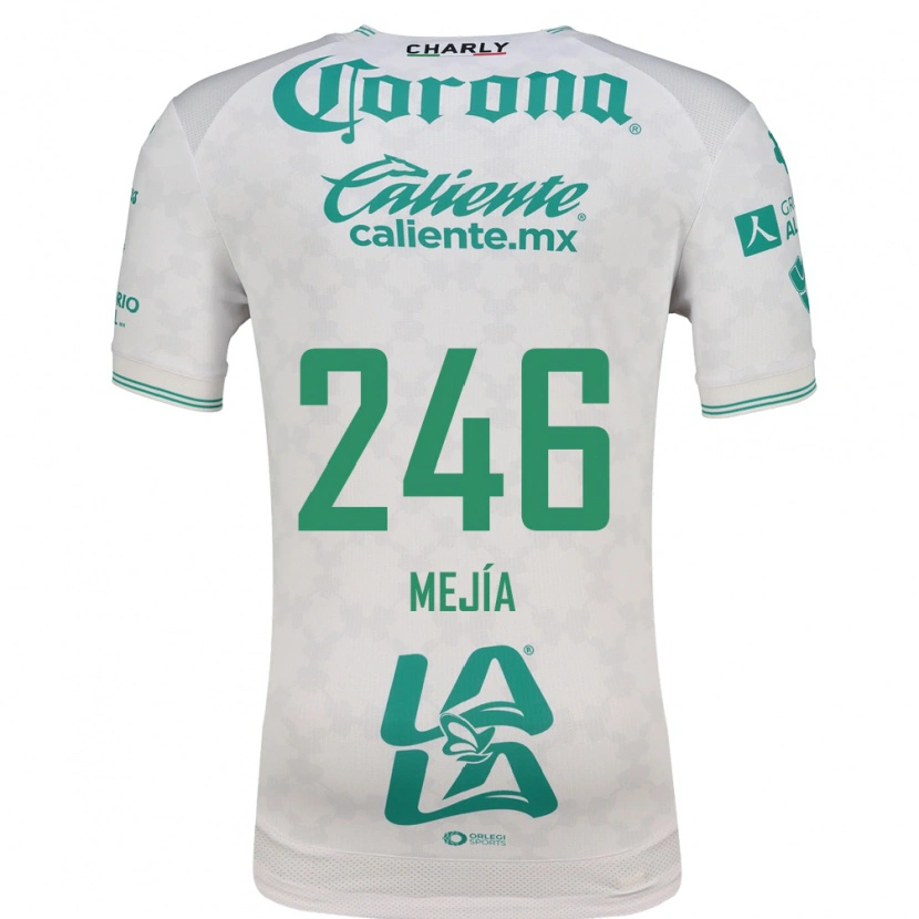 Danxen Dětské Diego Mejía #246 Světle Zelená Bílá Daleko Hráčské Dresy 2026/27 Dres