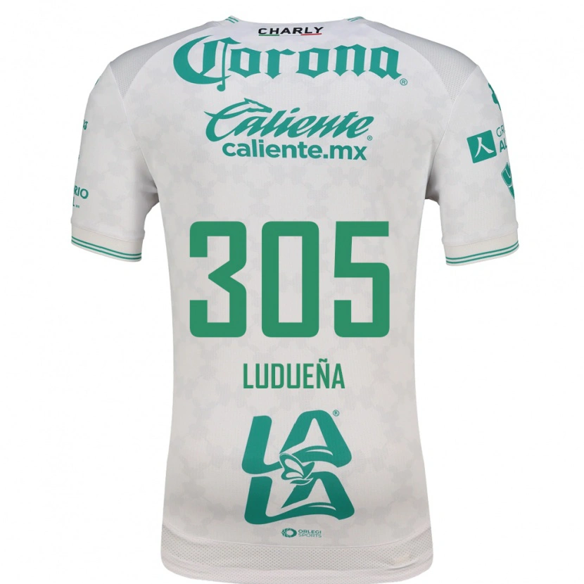 Danxen Dětské Daniel Ludueña #305 Světle Zelená Bílá Daleko Hráčské Dresy 2026/27 Dres
