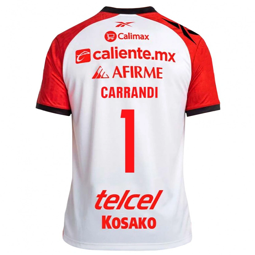 Danxen Dětské Daniela Carrandi #1 Bílá Černá Červená Daleko Hráčské Dresy 2026/27 Dres