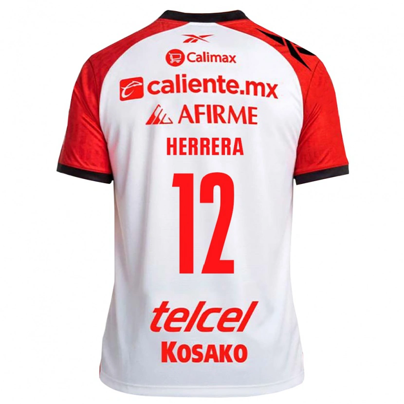 Danxen Dětské Melissa Herrera #12 Bílá Černá Červená Daleko Hráčské Dresy 2026/27 Dres