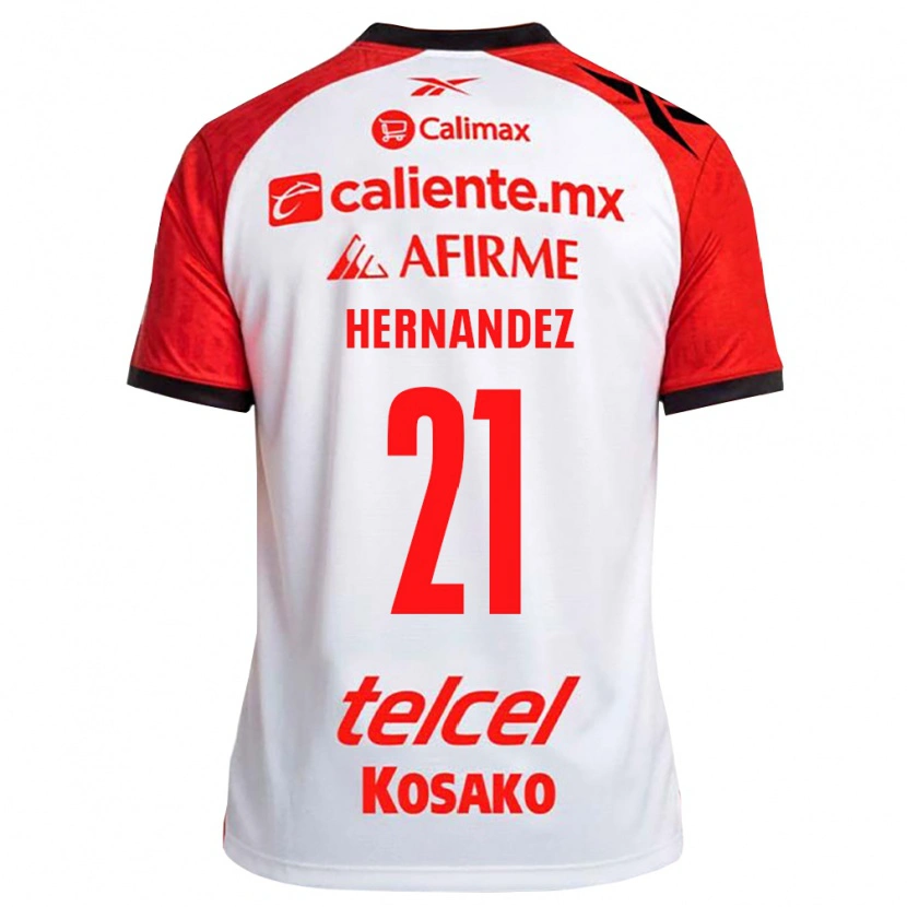 Danxen Dětské Inglis Hernandez #21 Bílá Černá Červená Daleko Hráčské Dresy 2026/27 Dres