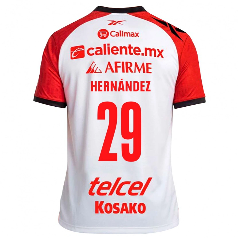 Danxen Dětské Salim Hernández #29 Bílá Černá Červená Daleko Hráčské Dresy 2026/27 Dres