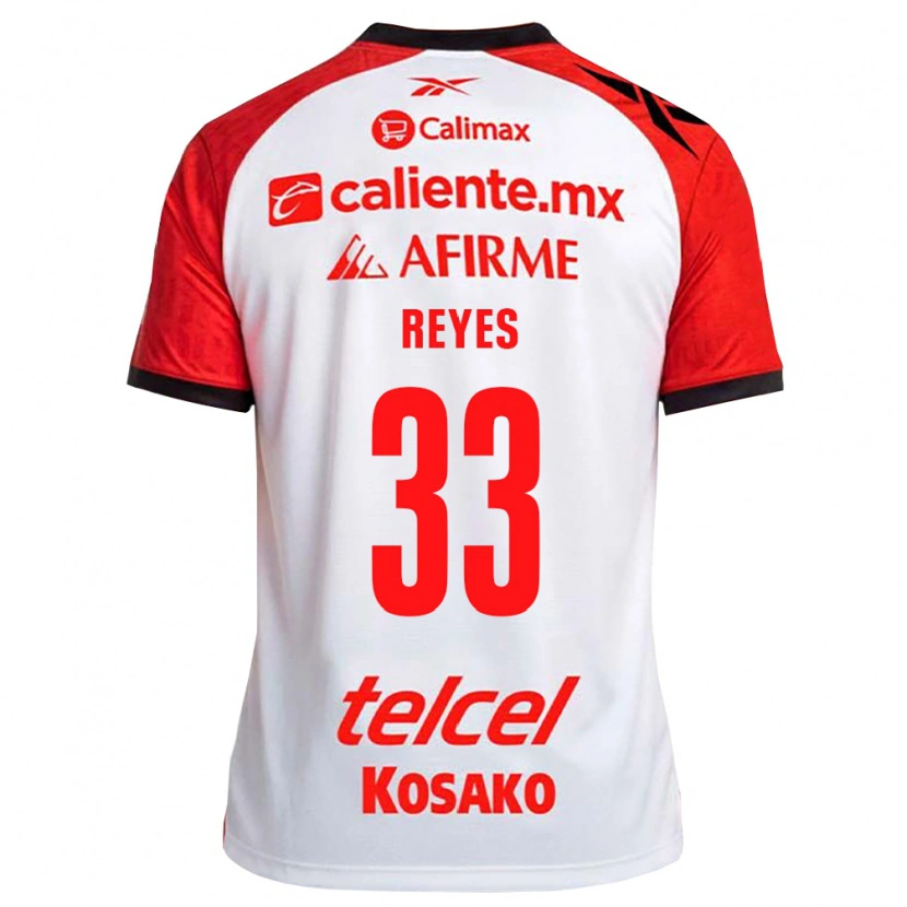 Danxen Dětské Jazmín Reyes #33 Bílá Černá Červená Daleko Hráčské Dresy 2026/27 Dres