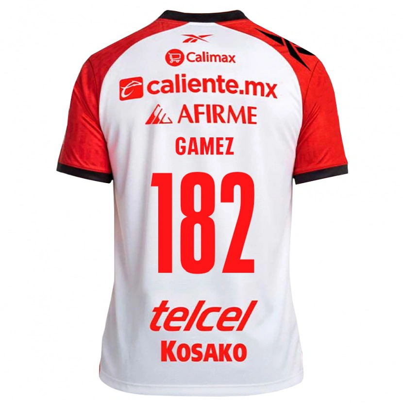 Danxen Dětské Mark Gamez #182 Bílá Černá Červená Daleko Hráčské Dresy 2026/27 Dres