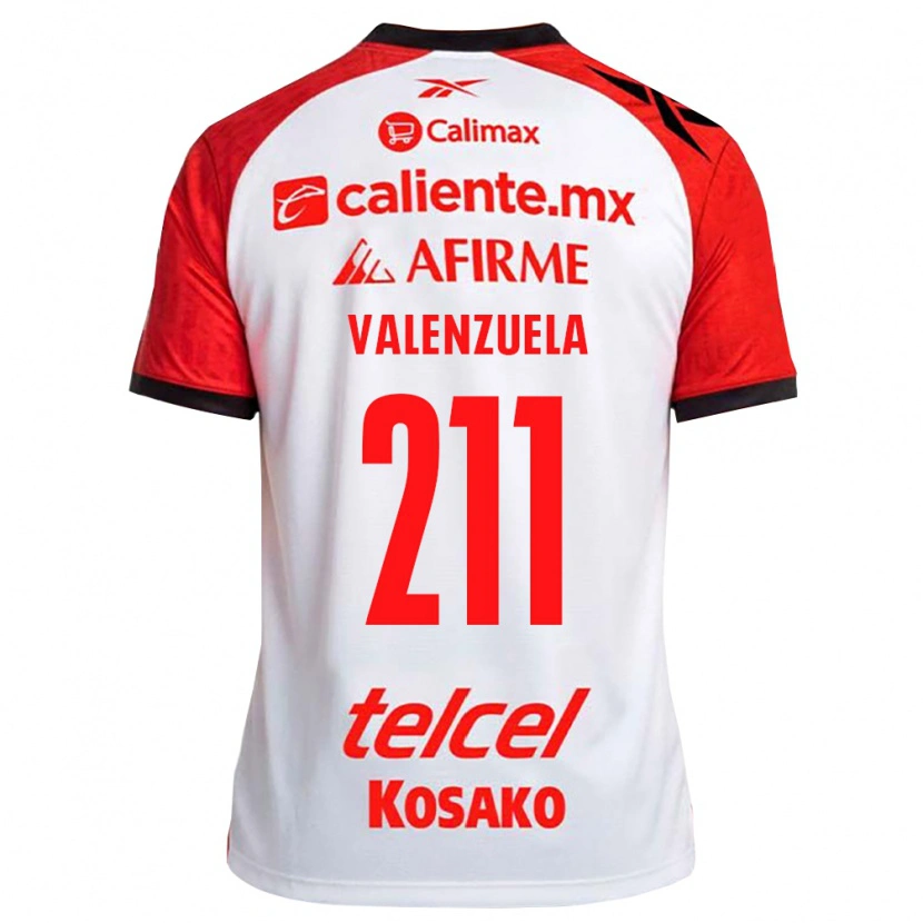 Danxen Dětské Aldieri Valenzuela #211 Bílá Černá Červená Daleko Hráčské Dresy 2026/27 Dres