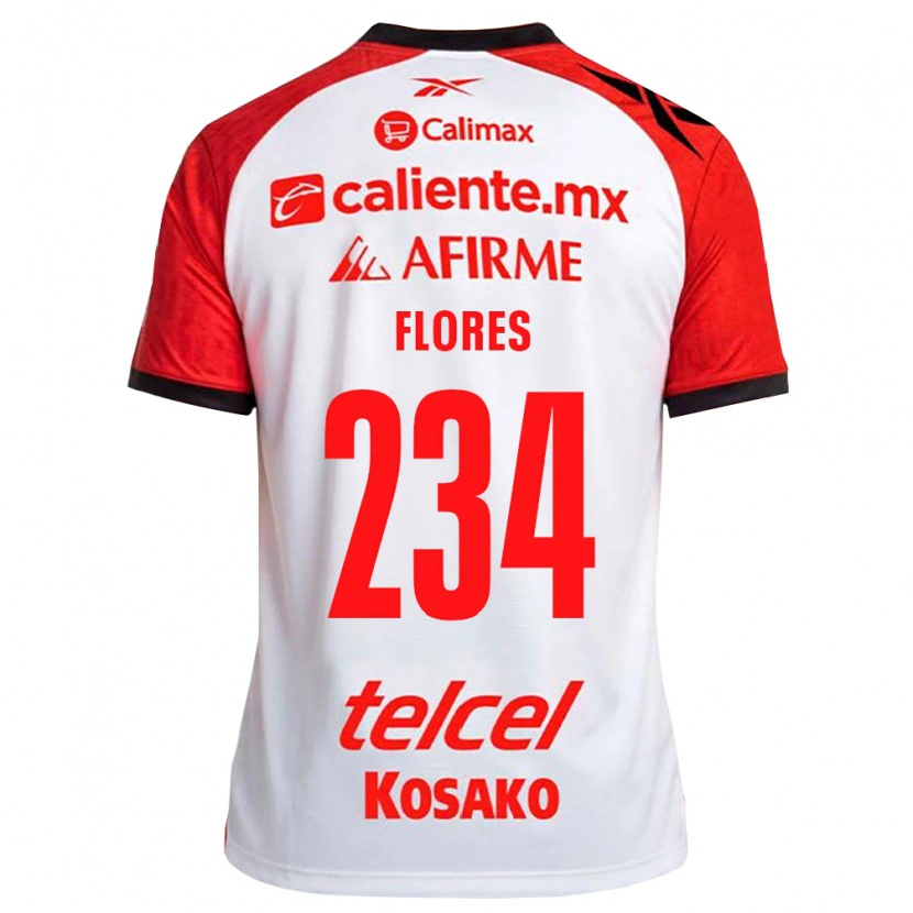 Danxen Dětské Arath Flores #234 Bílá Černá Červená Daleko Hráčské Dresy 2026/27 Dres