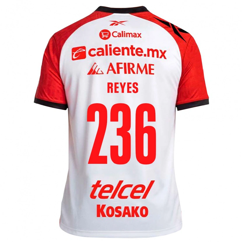 Danxen Dětské Abraham Reyes #236 Bílá Černá Červená Daleko Hráčské Dresy 2026/27 Dres