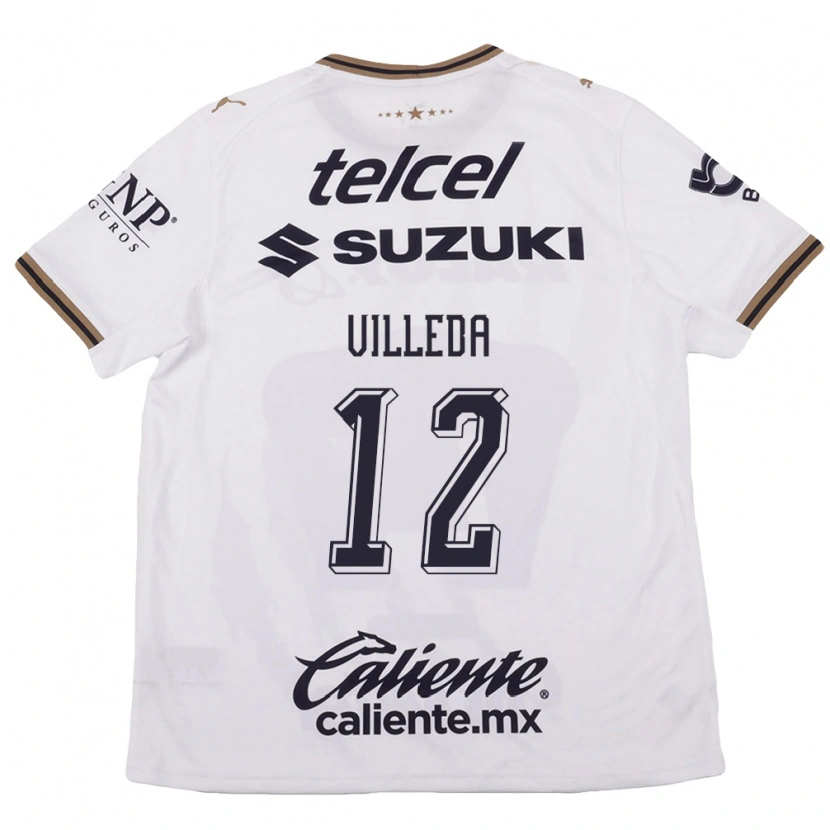 Danxen Dětské Melany Villeda #12 Bílá Černá Hnědá Daleko Hráčské Dresy 2026/27 Dres