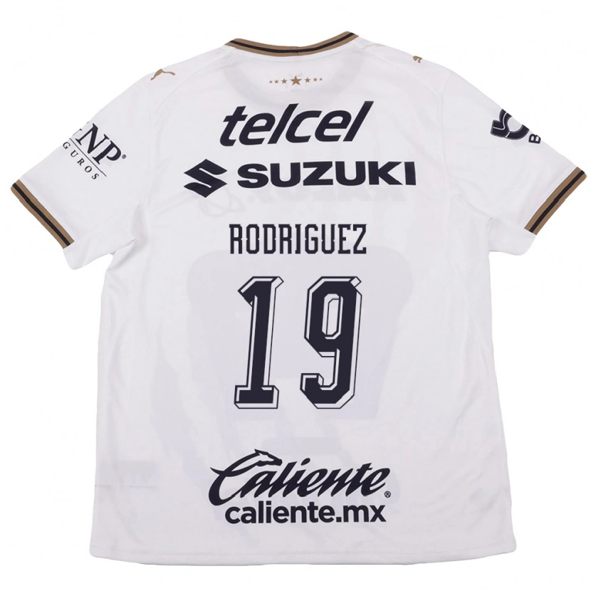 Danxen Dětské Yaneisy Rodriguez #19 Bílá Černá Hnědá Daleko Hráčské Dresy 2026/27 Dres