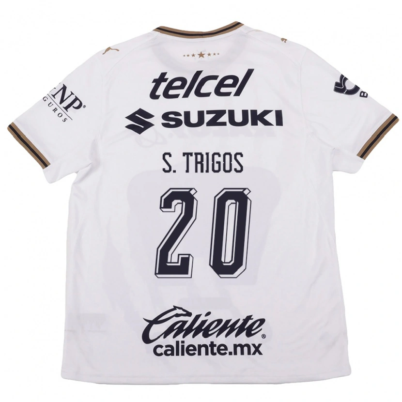 Danxen Dětské Santiago Trigos #20 Bílá Černá Hnědá Daleko Hráčské Dresy 2026/27 Dres
