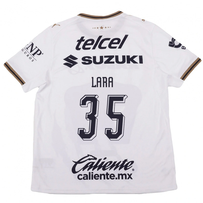 Danxen Dětské Pablo Lara #35 Bílá Černá Hnědá Daleko Hráčské Dresy 2026/27 Dres