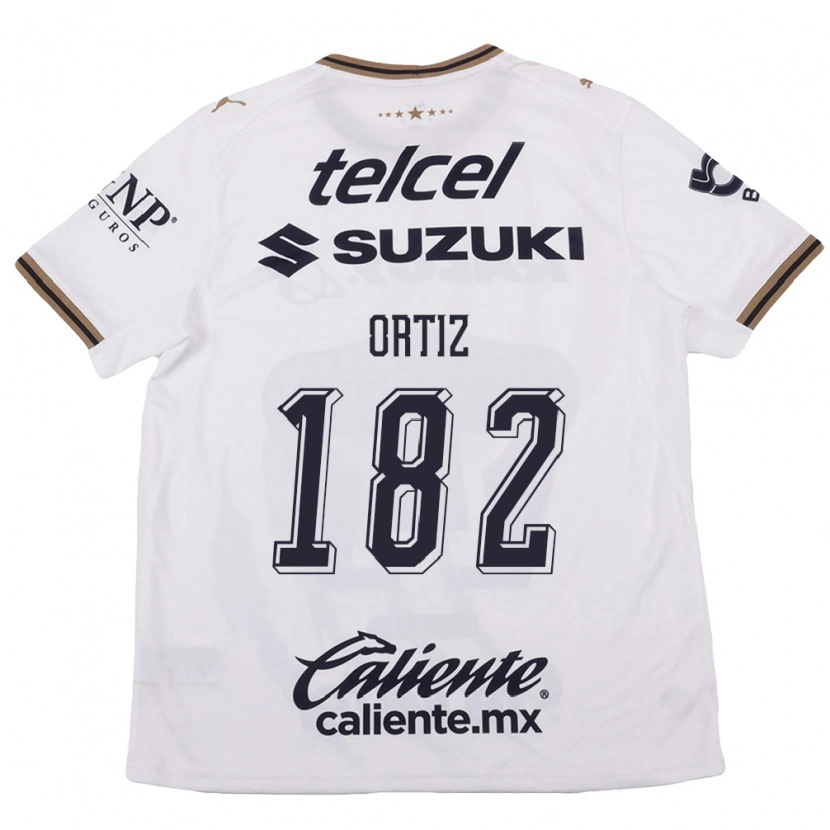 Danxen Dětské Jorge Ortiz #182 Bílá Černá Hnědá Daleko Hráčské Dresy 2026/27 Dres