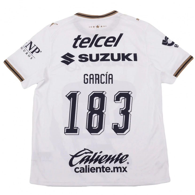 Danxen Dětské Carlos García #183 Bílá Černá Hnědá Daleko Hráčské Dresy 2026/27 Dres