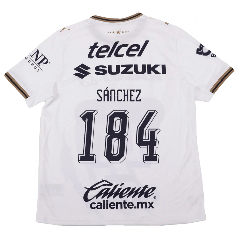 Danxen Dětské Manuel Sánchez #184 Bílá Černá Hnědá Daleko Hráčské Dresy 2026/27 Dres