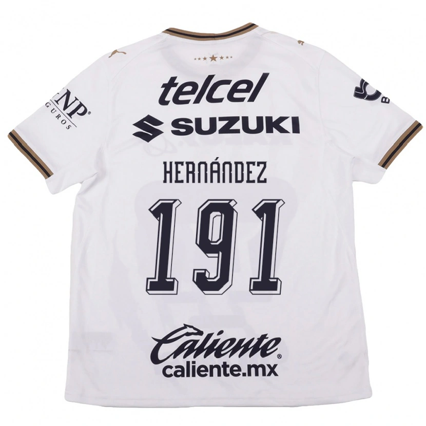 Danxen Dětské Marco Hernández #191 Bílá Černá Hnědá Daleko Hráčské Dresy 2026/27 Dres