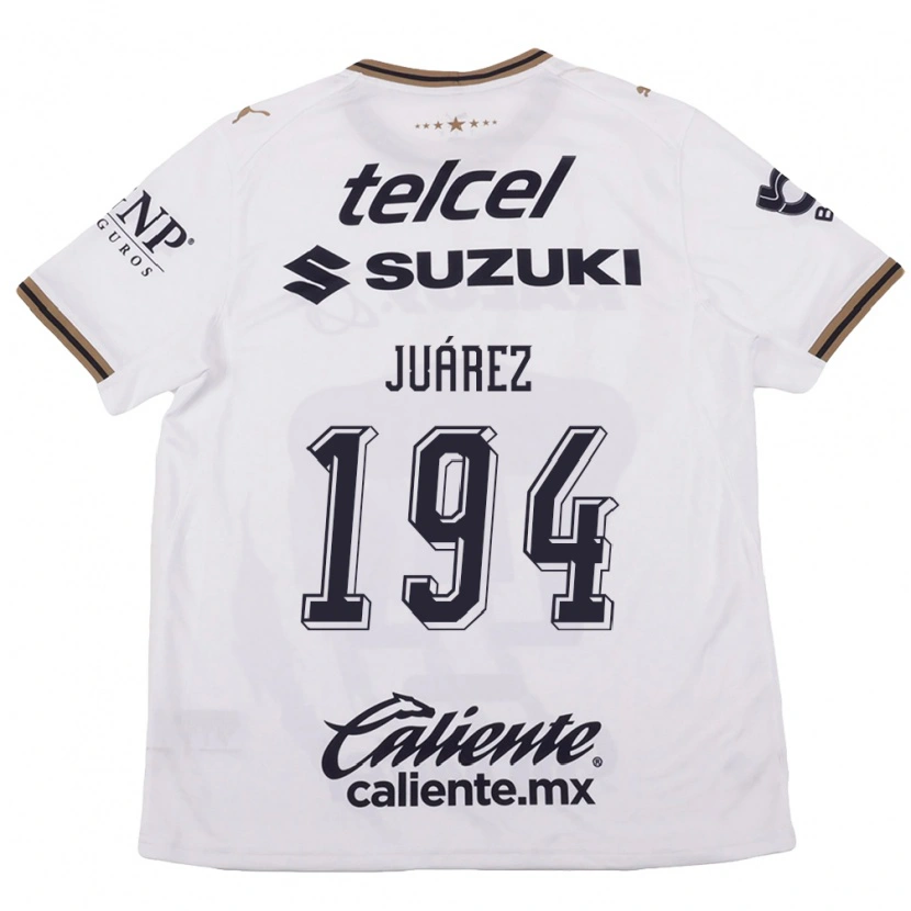 Danxen Dětské Alejandro Juárez #194 Bílá Černá Hnědá Daleko Hráčské Dresy 2026/27 Dres