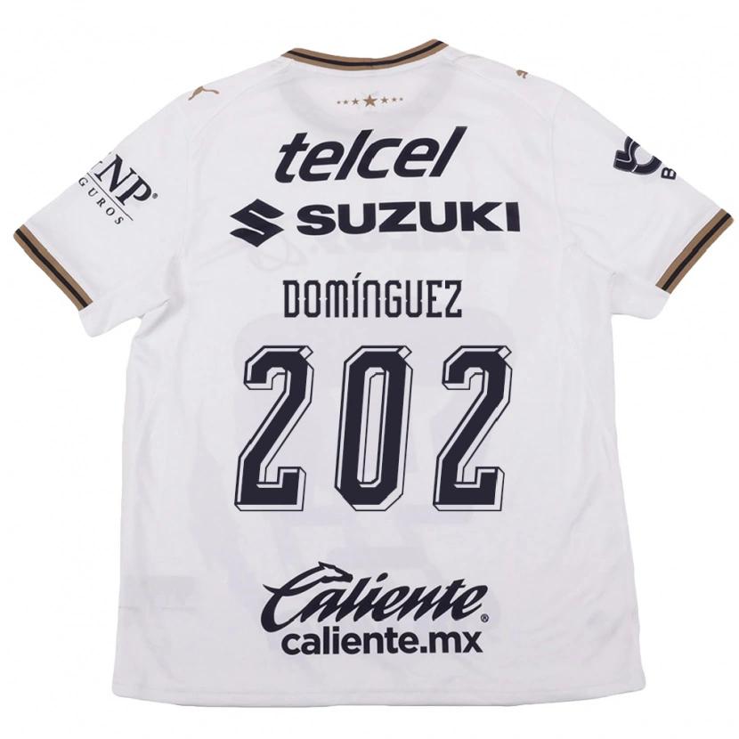 Danxen Dětské Julio Domínguez #202 Bílá Černá Hnědá Daleko Hráčské Dresy 2026/27 Dres