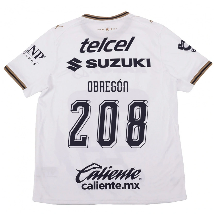 Danxen Dětské Jaime Obregón #208 Bílá Černá Hnědá Daleko Hráčské Dresy 2026/27 Dres