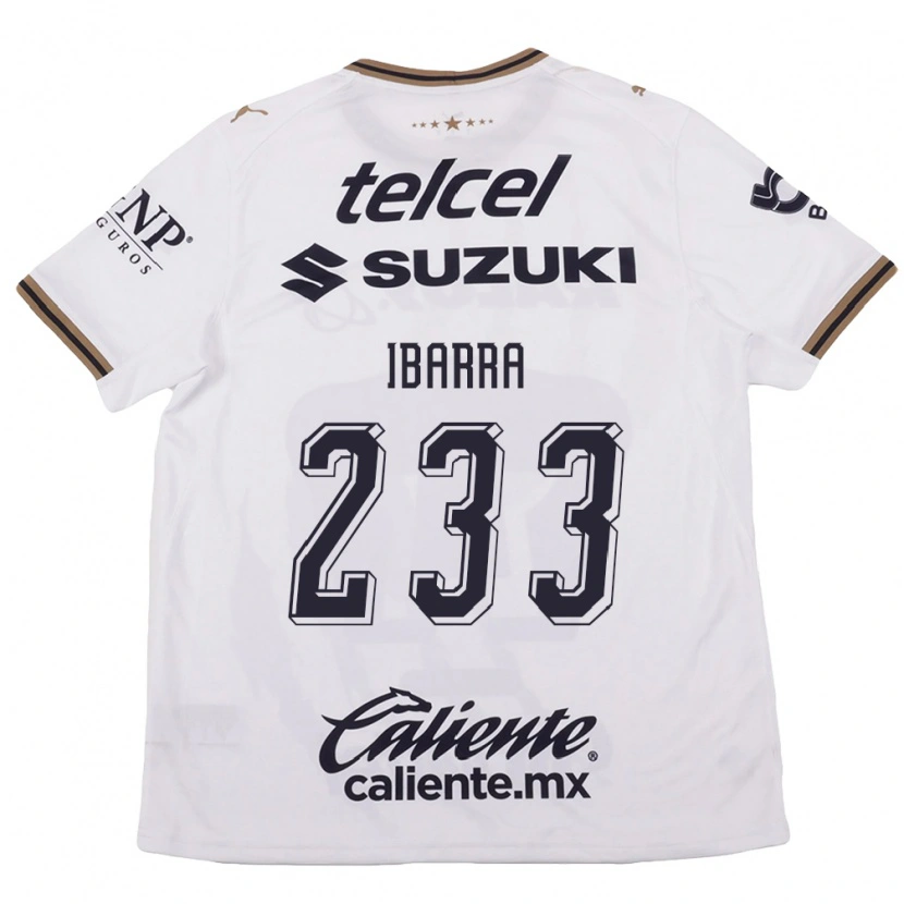 Danxen Dětské Pablo Ibarra #233 Bílá Černá Hnědá Daleko Hráčské Dresy 2026/27 Dres