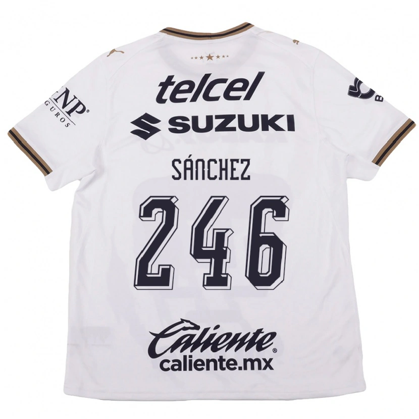Danxen Dětské Oswaldo Sánchez #246 Bílá Černá Hnědá Daleko Hráčské Dresy 2026/27 Dres