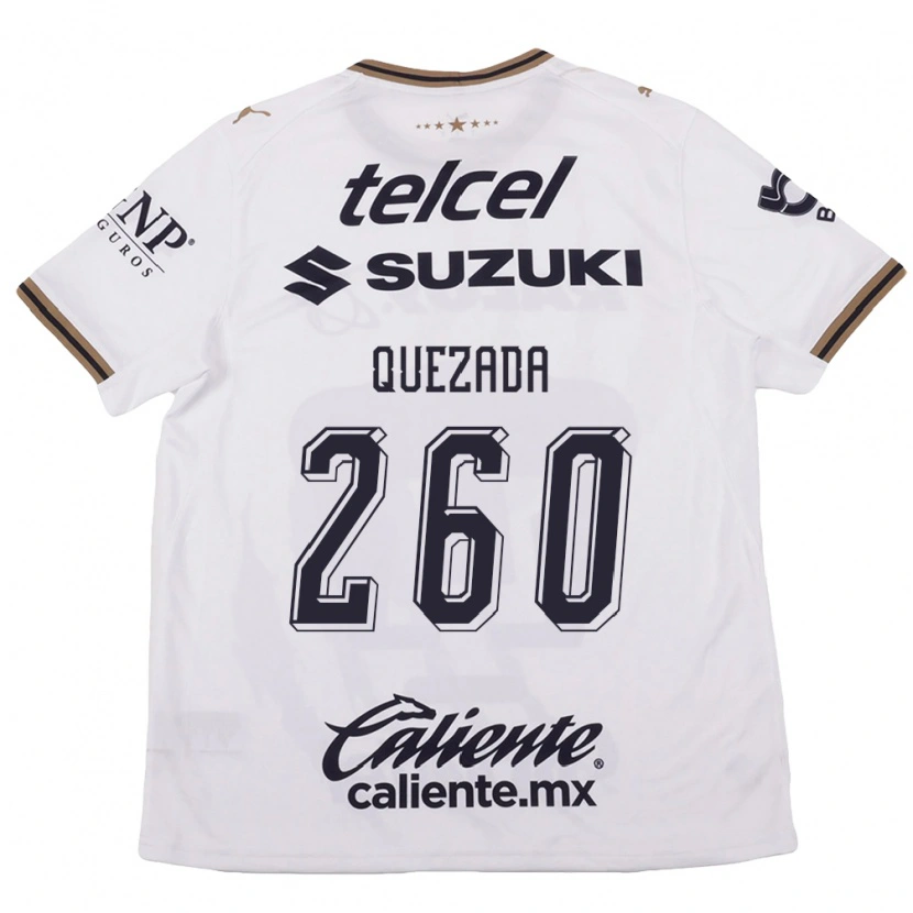 Danxen Dětské Héctor Quezada #260 Bílá Černá Hnědá Daleko Hráčské Dresy 2026/27 Dres