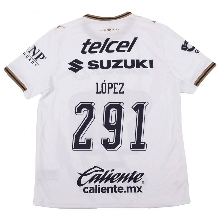 Danxen Dětské Javier López #291 Bílá Černá Hnědá Daleko Hráčské Dresy 2026/27 Dres