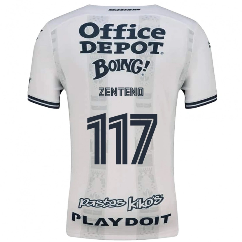 Danxen Dětské Gustavo Zenteno #117 Červená Bílá Černá Daleko Hráčské Dresy 2026/27 Dres