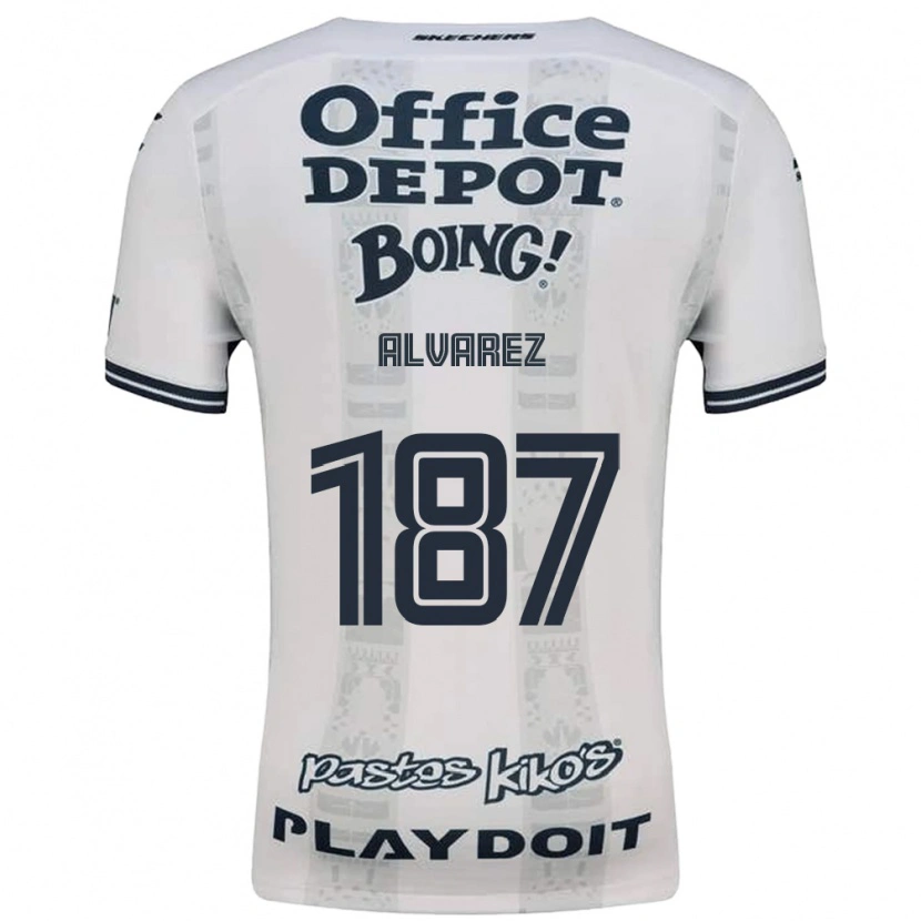 Danxen Dětské Gael Álvarez #187 Červená Bílá Černá Daleko Hráčské Dresy 2026/27 Dres