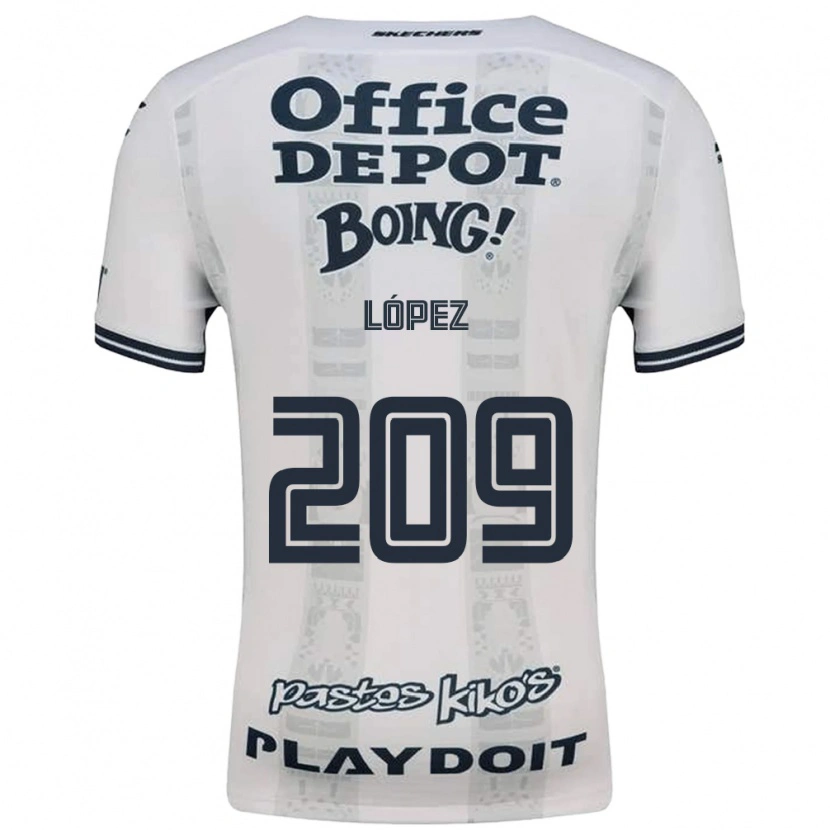Danxen Dětské Santiago López #209 Červená Bílá Černá Daleko Hráčské Dresy 2026/27 Dres