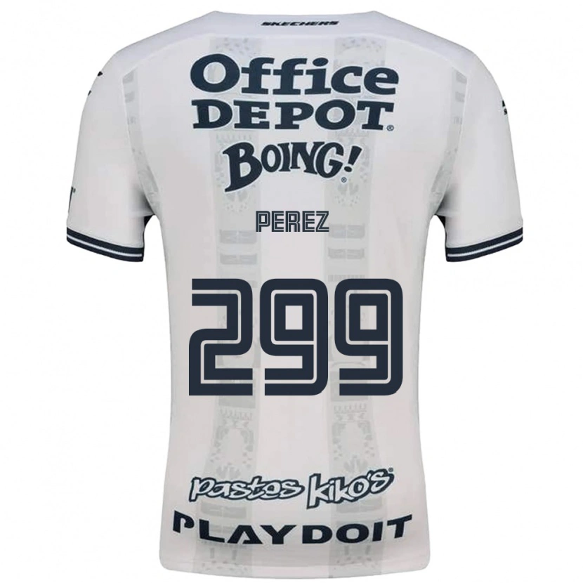 Danxen Dětské Santiago Pérez #299 Červená Bílá Černá Daleko Hráčské Dresy 2026/27 Dres