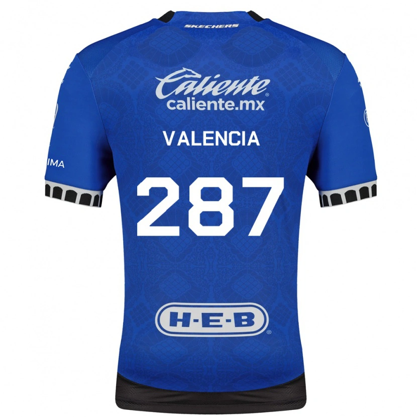 Danxen Dětské Santiago Valencia #287 Královsky Modrá Bílá Černá Daleko Hráčské Dresy 2026/27 Dres