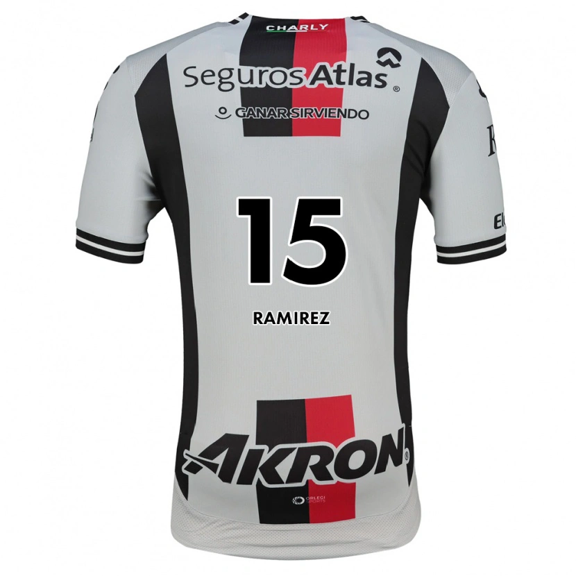 Danxen Dětské Paulo Ramírez #15 Bílá Červená Černá Daleko Hráčské Dresy 2026/27 Dres