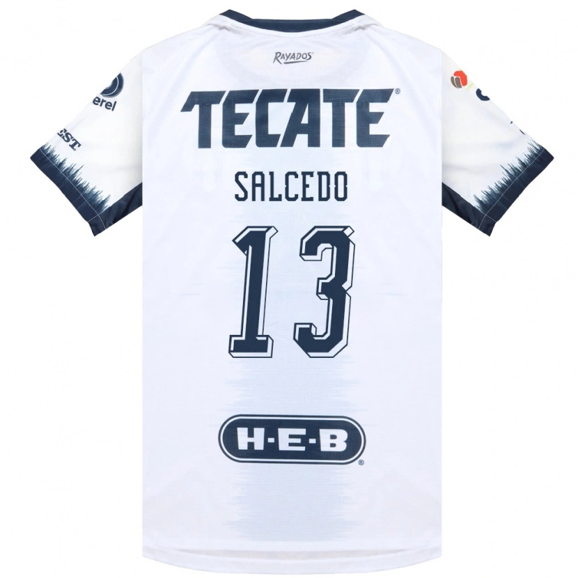 Danxen Dětské Carlos Salcedo #13 Bílá Inkoustově Modrá Červená Daleko Hráčské Dresy 2026/27 Dres