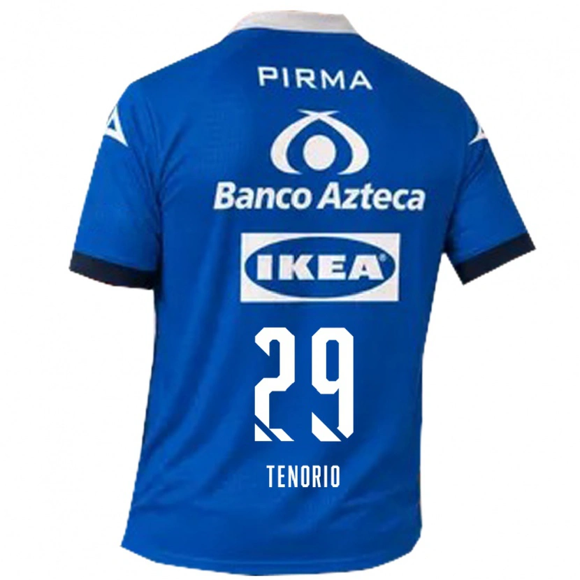 Danxen Dětské Jessica Tenorio #29 Modrá Bílá Daleko Hráčské Dresy 2026/27 Dres