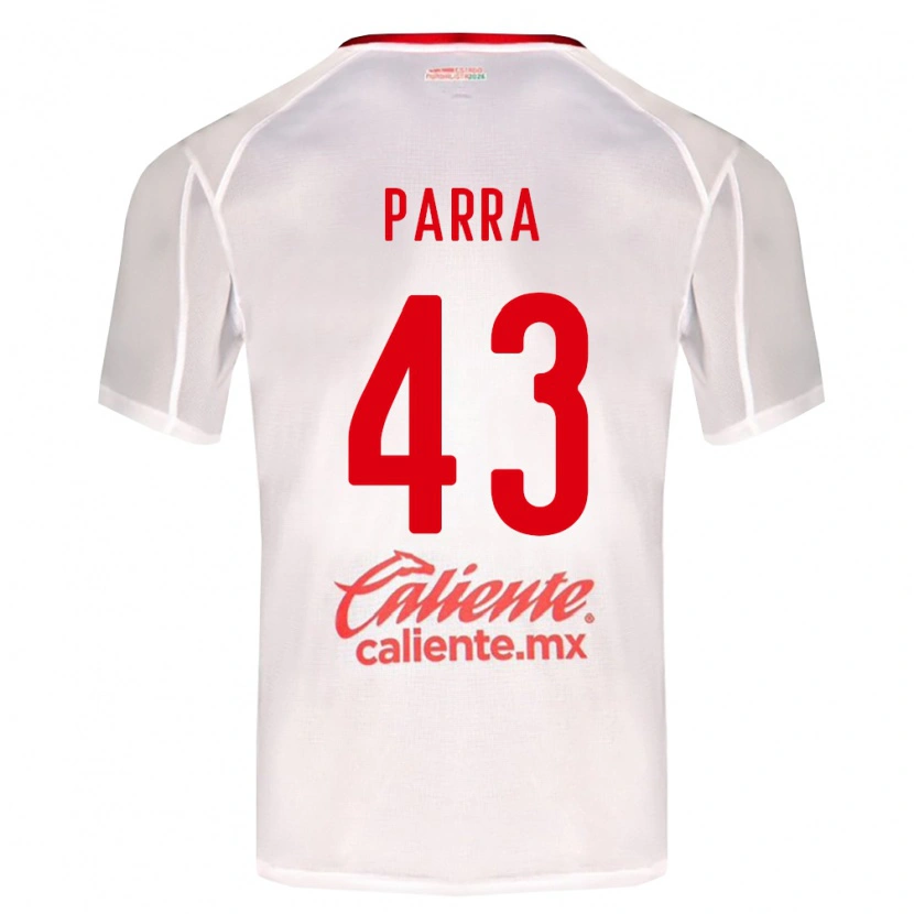 Danxen Dětské Rodrigo Parra #43 Bílá Zelená Červená Daleko Hráčské Dresy 2026/27 Dres