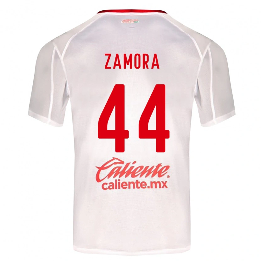 Danxen Dětské Saúl Zamora #44 Bílá Zelená Červená Daleko Hráčské Dresy 2026/27 Dres