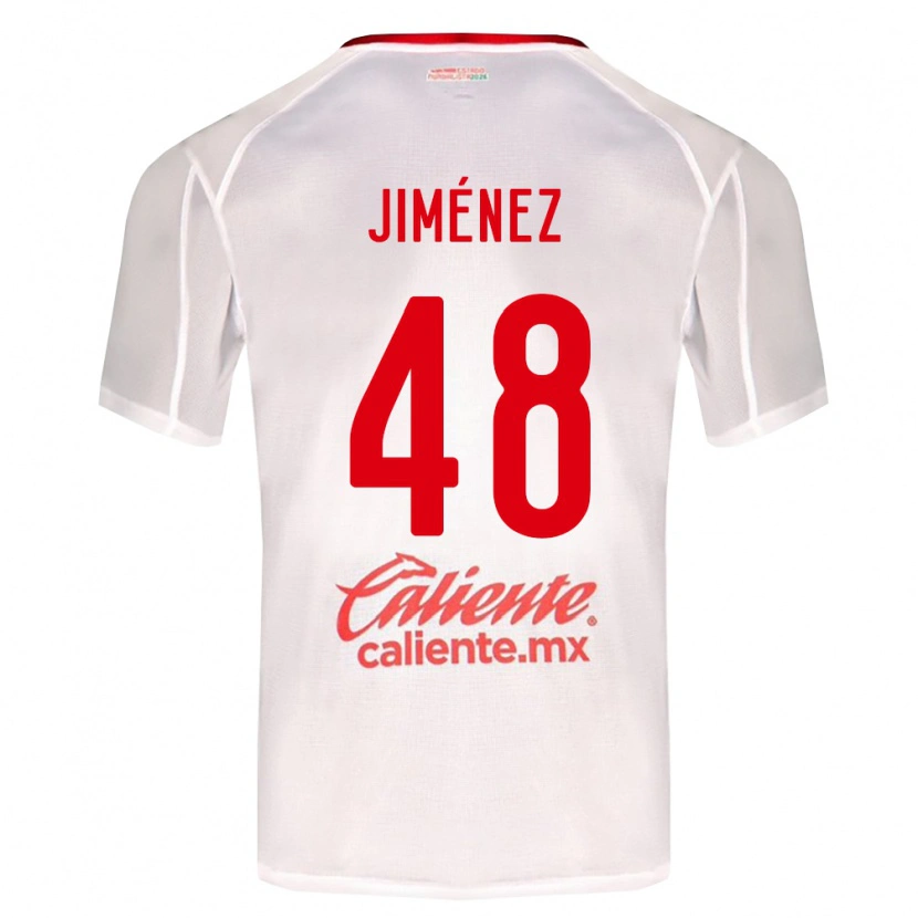 Danxen Dětské Leonardo Jiménez #48 Bílá Zelená Červená Daleko Hráčské Dresy 2026/27 Dres