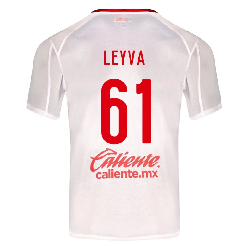 Danxen Dětské Axel Leyva #61 Bílá Zelená Červená Daleko Hráčské Dresy 2026/27 Dres