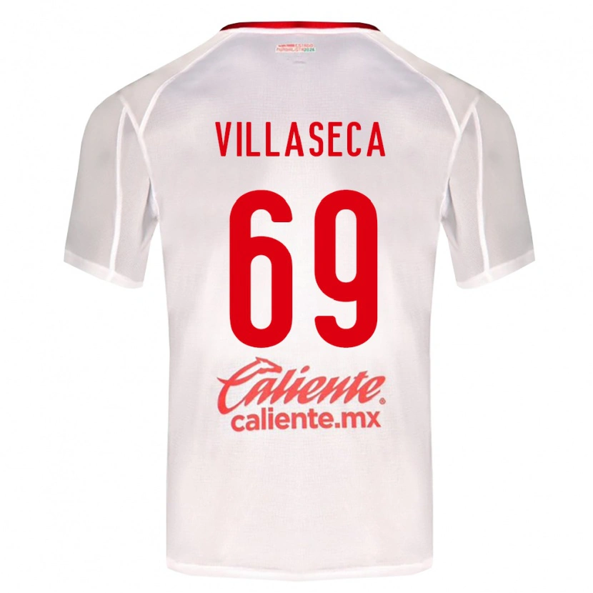 Danxen Dětské Daniel Villaseca #69 Bílá Zelená Červená Daleko Hráčské Dresy 2026/27 Dres
