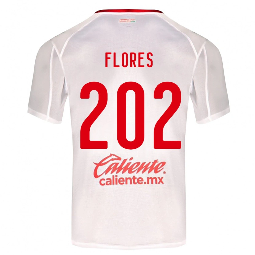 Danxen Dětské Daniel Flores #202 Bílá Zelená Červená Daleko Hráčské Dresy 2026/27 Dres