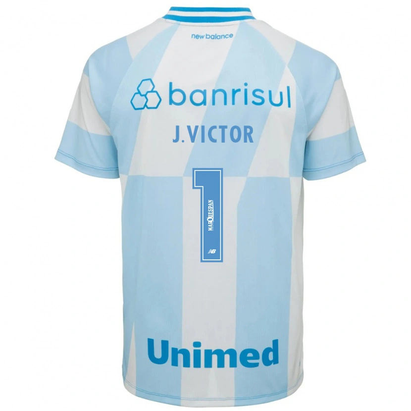 Danxen Dětské João Victor #1 Světle Modrá Bílá Daleko Hráčské Dresy 2026/27 Dres