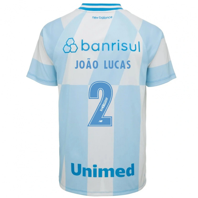 Danxen Dětské João Lucas #2 Světle Modrá Bílá Daleko Hráčské Dresy 2026/27 Dres