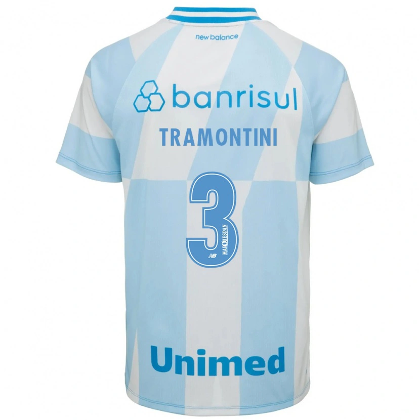 Danxen Dětské Murilo Tramontini #3 Světle Modrá Bílá Daleko Hráčské Dresy 2026/27 Dres