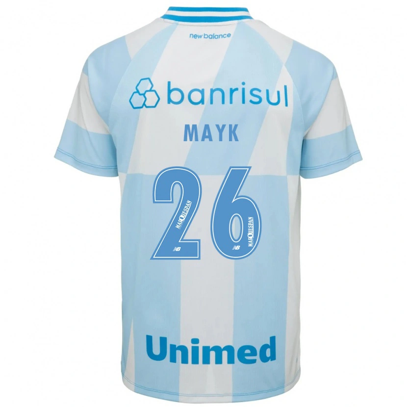 Danxen Dětské Mayk #26 Světle Modrá Bílá Daleko Hráčské Dresy 2026/27 Dres