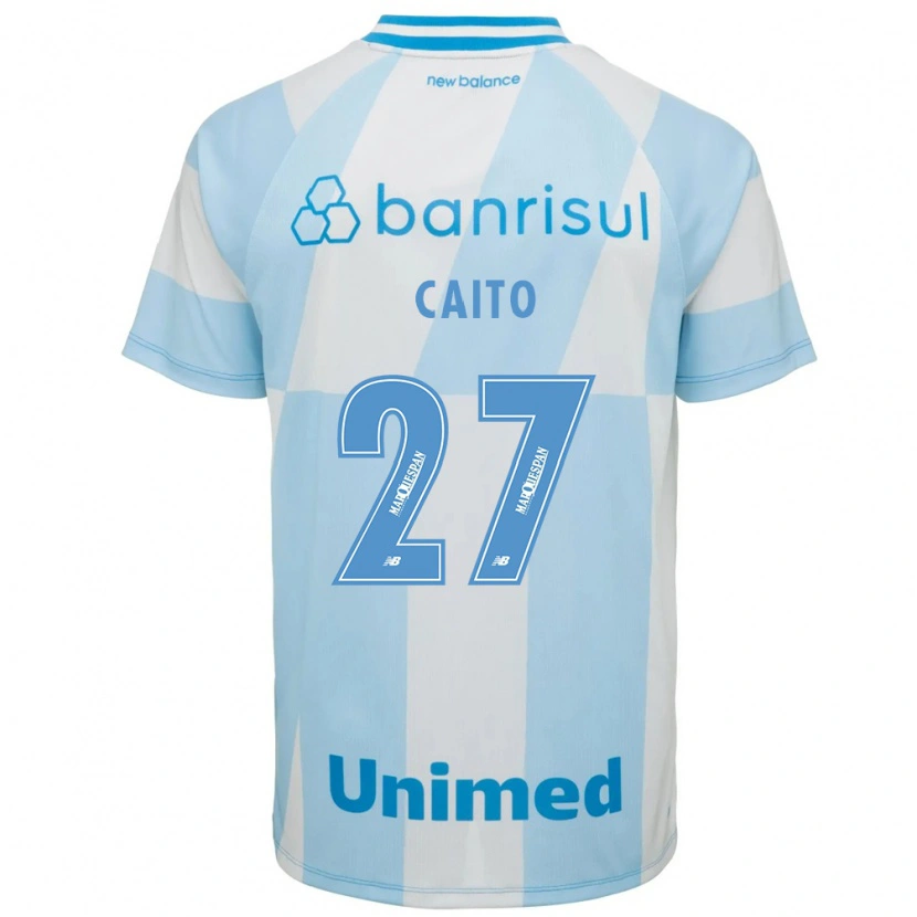 Danxen Dětské Diego Caito #27 Světle Modrá Bílá Daleko Hráčské Dresy 2026/27 Dres