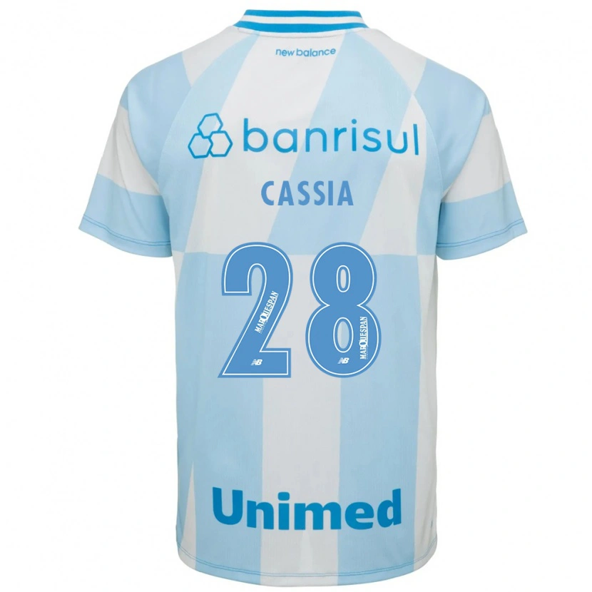 Danxen Dětské Cássia #28 Světle Modrá Bílá Daleko Hráčské Dresy 2026/27 Dres