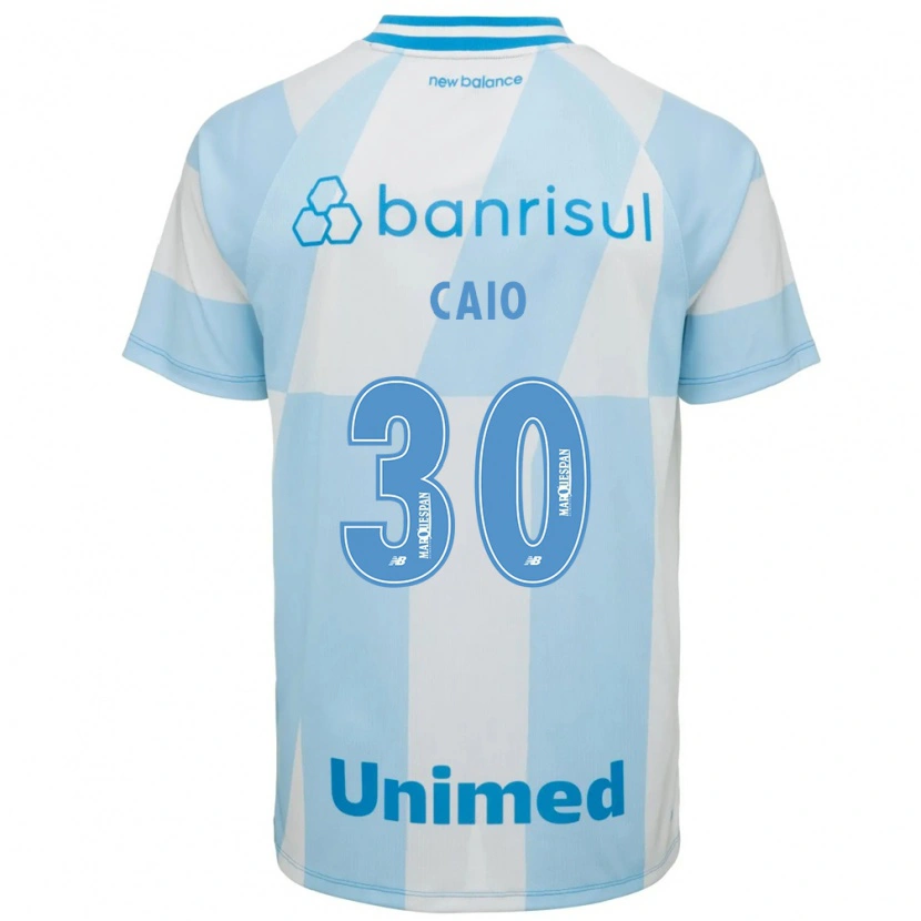 Danxen Dětské Rodrigo Caio #30 Světle Modrá Bílá Daleko Hráčské Dresy 2026/27 Dres