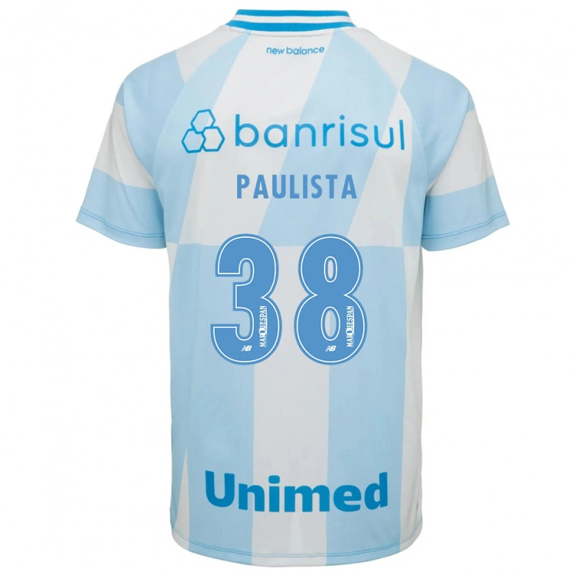 Danxen Dětské Caio Paulista #38 Světle Modrá Bílá Daleko Hráčské Dresy 2026/27 Dres