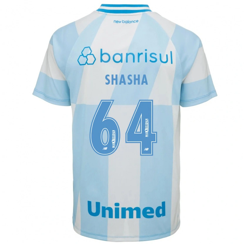 Danxen Dětské Shashá #64 Světle Modrá Bílá Daleko Hráčské Dresy 2026/27 Dres