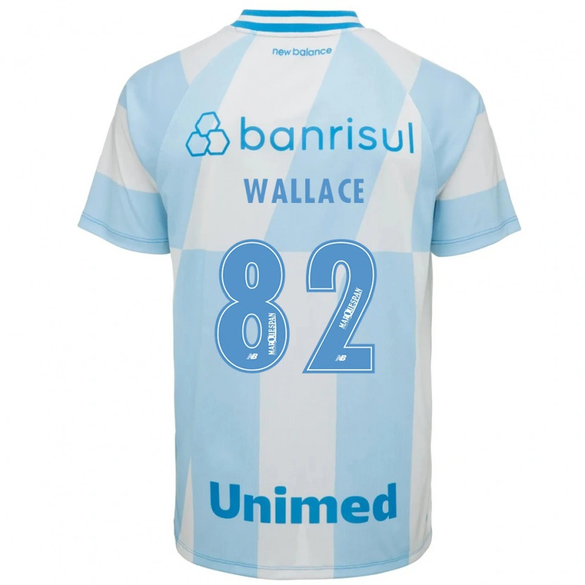 Danxen Dětské Wallace Gomes Da Silva Dos Santos #82 Světle Modrá Bílá Daleko Hráčské Dresy 2026/27 Dres